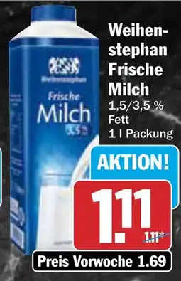 AEZ Weihen- stephan Frische Milch Angebot
