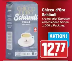 AEZ Chicco d'Oro Schümli Crema oder Espresso Angebot