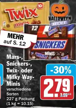 AEZ Mars-, Snickers-,Twix- oder Milky Way- Minis Angebot