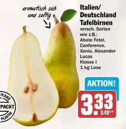 AEZ Italien/ Deutschland Tafelbirnen Angebot