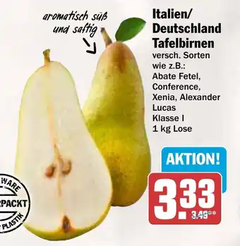 AEZ Italien/ Deutschland Tafelbirnen Angebot