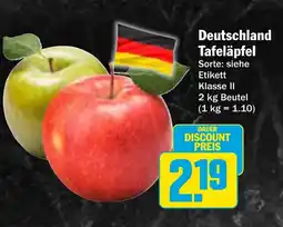 AEZ Deutschland Tafeläpfel Angebot