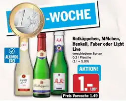 AEZ Rotkäppchen, MMchen, Henkell, Faber oder Light Live Angebot