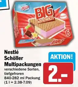 AEZ Nestlé Schöller Multipackungen Angebot