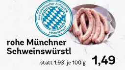 AEZ rohe Münchner Schweinswürstl Angebot