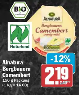 AEZ Alnatura Bergbauern Camembert Angebot