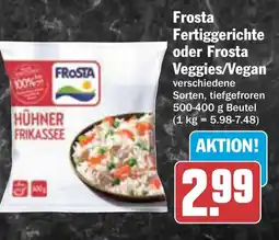 AEZ Frosta Fertiggerichte oder Frosta Veggies/Vegan Angebot