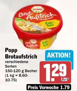 AEZ Popp Brotaufstrich Angebot