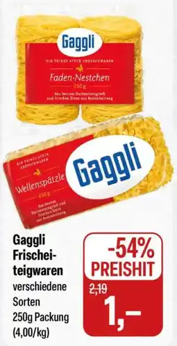 Feneberg Gaggli Frischeiteigwaren Angebot