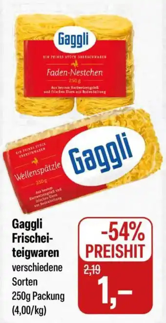 Feneberg Gaggli Frischeiteigwaren Angebot