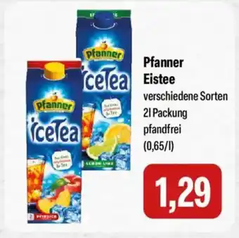 Feneberg Pfanner Eistee Angebot