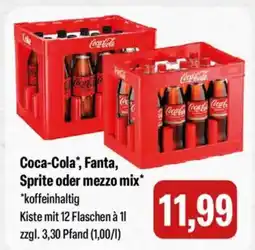 Feneberg Coca-Cola, Fanta, Sprite oder mezzo mix Angebot