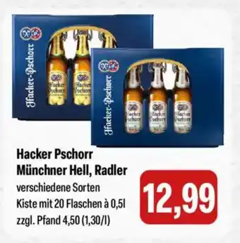 Feneberg Hacker Pschorr Münchner Hell, Radler Angebot
