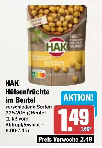 AEZ HAK Hülsenfrüchte im Beutel Angebot