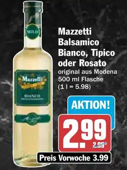 AEZ Mazzetti Balsamico Bianco, Tipico oder Rosato Angebot