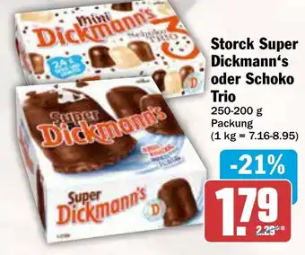 AEZ Storck Super Dickmann's oder Schoko Trio Angebot