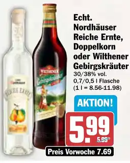 AEZ Echt. Nordhäuser Reiche Ernte, Doppelkorn oder Wilthener Gebirgskräuter Angebot