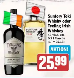 AEZ Suntory Toki Whisky oder Teeling Irish Whiskey Angebot