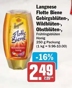 AEZ Langnese Flotte Biene Gebirgsblüten-, Wildblüten-, Obstblüten-, Gebirgsblüten Angebot