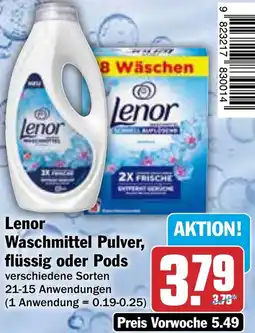 AEZ Lenor Waschmittel Pulver, flüssig oder Pods Angebot