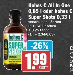 AEZ Hohes C All In One oder hohes C Super Shots Angebot
