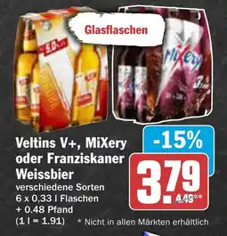 AEZ Veltins V+, MiXery oder Franziskaner3 Weissbier Angebot