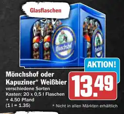 AEZ Mönchshof oder Kapuziner Weißbier Angebot