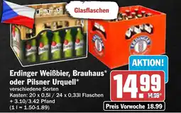 AEZ Erdinger Weißbier, Brauhaus oder Pilsner Urquell Angebot