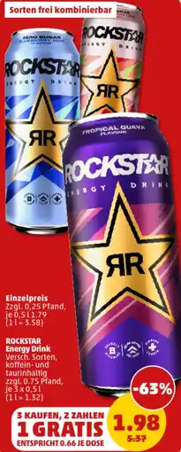 PENNY ROCKSTAR Energy Drink Angebot