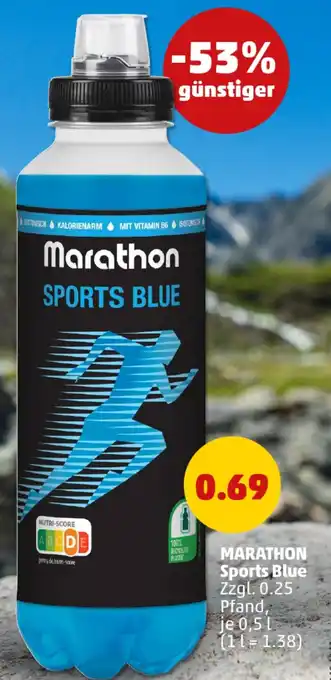 PENNY MARATHON Sports Blue Angebot