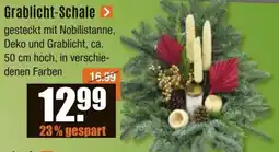 V Baumarkt Grablicht-Schale Angebot