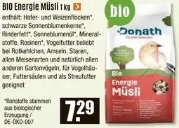V Baumarkt Donath BIO Energie Müsli Angebot