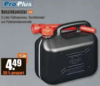 V Baumarkt ProPlus Benzinkanister Angebot