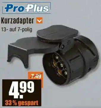 V Baumarkt ProPlus Kurzadapter Angebot