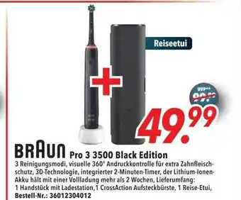 dodenhof Braun Pro 3 3500 Black Edition Angebot