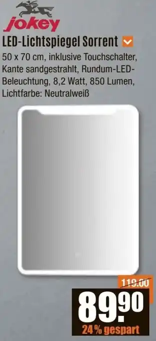 V Baumarkt jokey LED-Lichtspiegel Sorrent Angebot
