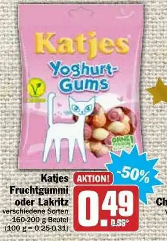 dodenhof Katjes Fruchtgummi Oder Lakritz Angebot