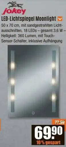 V Baumarkt jokey LED-Lichtspiegel Moonlight Angebot