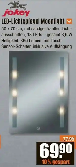 V Baumarkt jokey LED-Lichtspiegel Moonlight Angebot