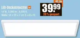 V Baumarkt BRILONER LED-Deckenleuchte Angebot