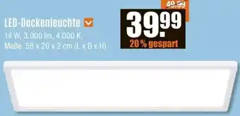 V Baumarkt BRILONER LED-Deckenleuchte Angebot
