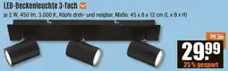 V Baumarkt BRILONER LED-Deckenleuchte 3-fach Angebot