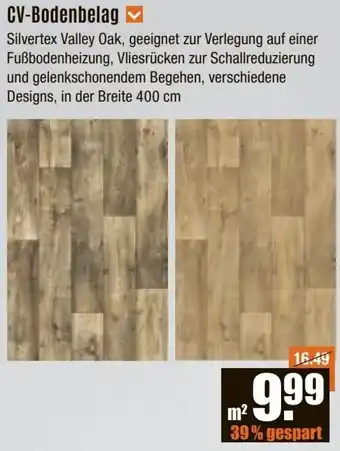 V Baumarkt CV-Bodenbelag Angebot