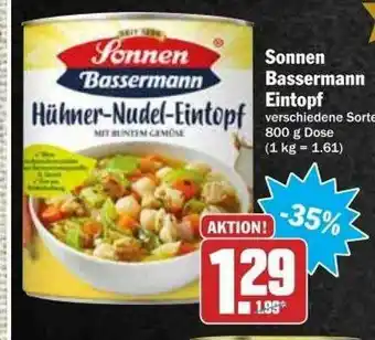 dodenhof Sonnen Bassermann Eintopf Angebot