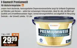 V Baumarkt V-Baumarkt Premiumweiß Für höchste Ansprüche Angebot