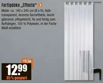 V Baumarkt Fertigdeko „Effecto“ Angebot