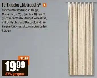 V Baumarkt Fertigdeko ,,Metropolis" Angebot
