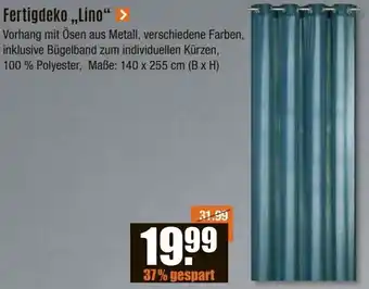 V Baumarkt Fertigdeko ,,Lino" Angebot