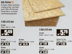 V Baumarkt OSB-Platten Angebot
