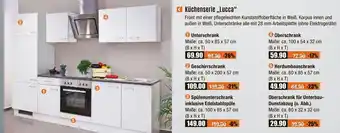 V Baumarkt Küchenserie „Lucca“ Angebot